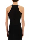 Rick Owens Sleeveless T-shirt In Black