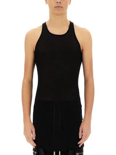 Rick Owens Tank Top In Black