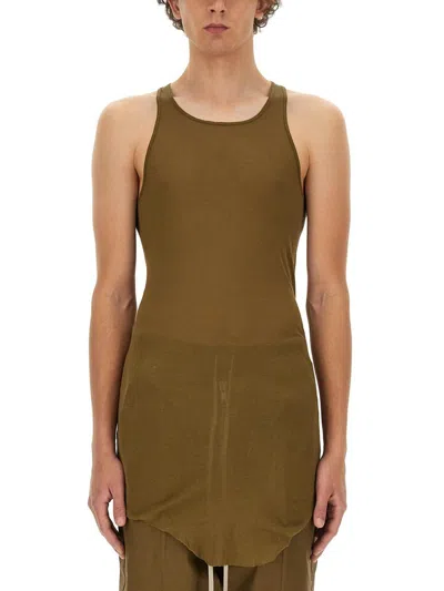 Rick Owens Tank Top In Green