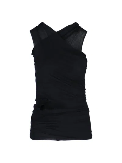 RICK OWENS TANK TOP "HALTER"