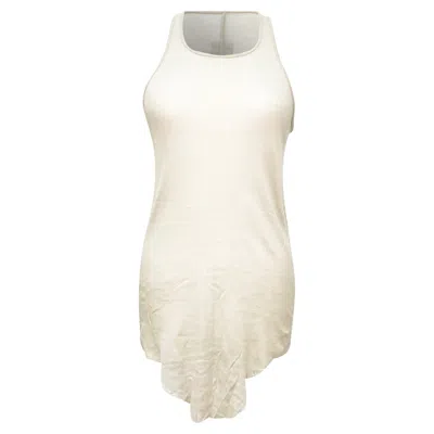 Rick Owens Tank Top In Grey Cotton In Gray