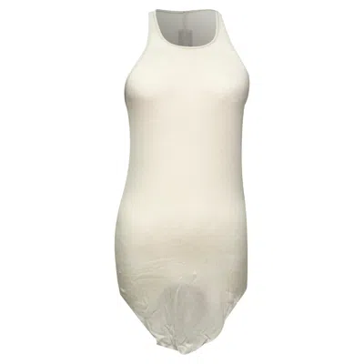 Rick Owens Tank Top In Grey Cotton In Neutral