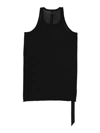 Rick Owens Tank Top Loose In Black