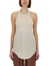 Rick Owens Tank Top In White