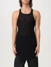 Rick Owens Men Knitted Tank Top In Schwarz