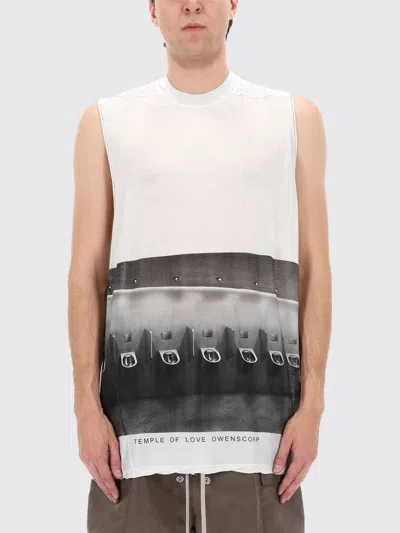 Rick Owens Tank Top  Men Color White In Neutral