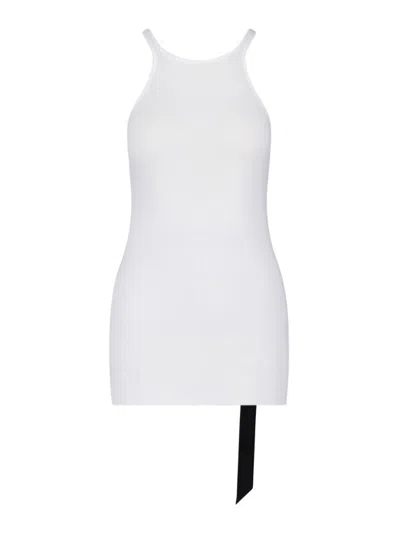 Rick Owens Tank Top In White