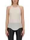 Rick Owens Tank Top In White
