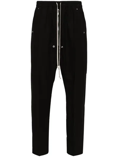 Rick Owens Black Hollywood Bela Trousers In 09 Black