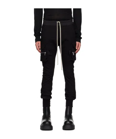 RICK OWENS RICK OWENS TAPERED-LEG DRAWSTRING CARGO PANTS