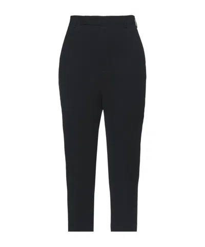 Rick Owens Tapered Trousers In Black