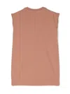 Rick Owens Tarp Cotton Sleeveless T-shirt In Neutrals