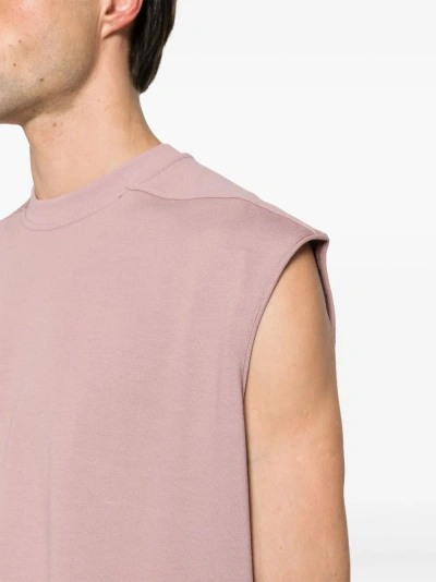 Rick Owens Tarp T In Cotone Classico Dusty Pink