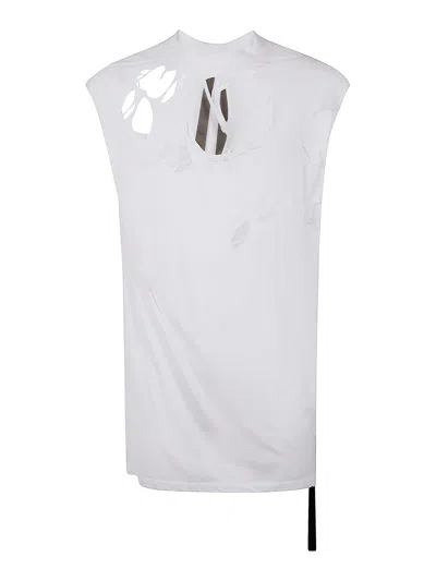 Rick Owens Camiseta - Blanco In White