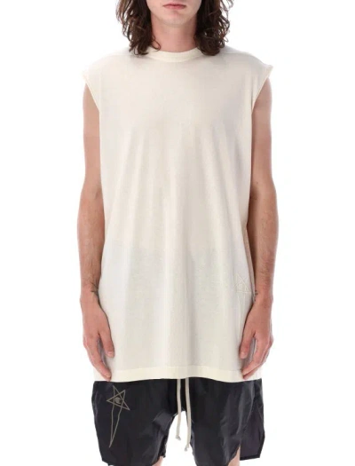 Rick Owens Off-white Champion Edition Tarp T-shirt In Neutrals