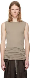 Rick Owens Taupe Hollywood Basic Sl Tank Top In 64 Flesh