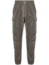 Rick Owens Mastodon Megacargo Tapered Trousers In Taupe