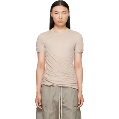 Rick Owens Taupe Tower Double S/s T-shirt