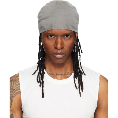 Rick Owens Taupe Tower Medium Beanie In 48 Darkpearl