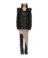 Rick Owens Tec Worker Denim Jacket In Black