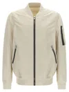Rick Owens Flight Casual Jackets And Parka Beige In Neutral