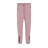 Rick Owens Pink Cotton Track Trousers For Men In Ss24 In Multicolor