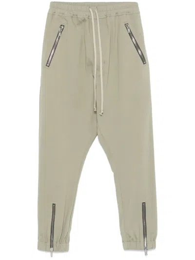 Rick Owens Tecuatal Track Pants In Green