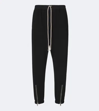 Rick Owens Tecuatl Technical Sweatpants In Black