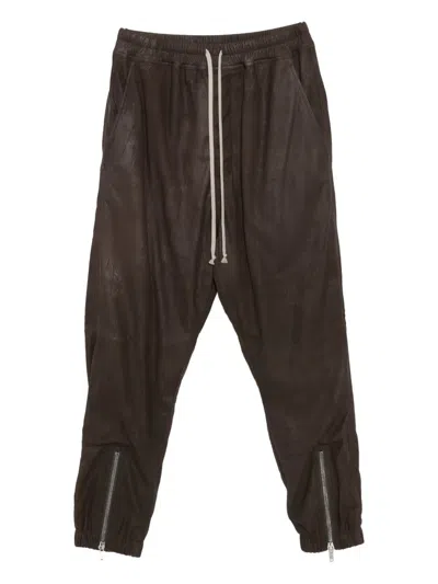 Rick Owens Tecuatl Trousers In Brown