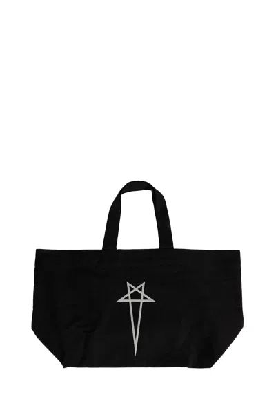 Rick Owens Temple Beach Bag In Black
