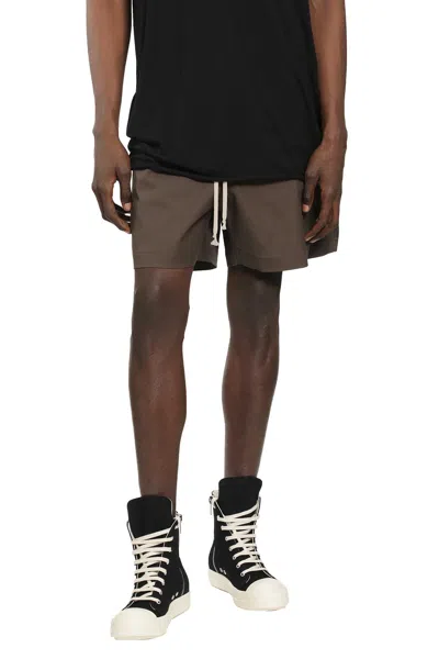 Rick Owens Temple Boxers In Brown