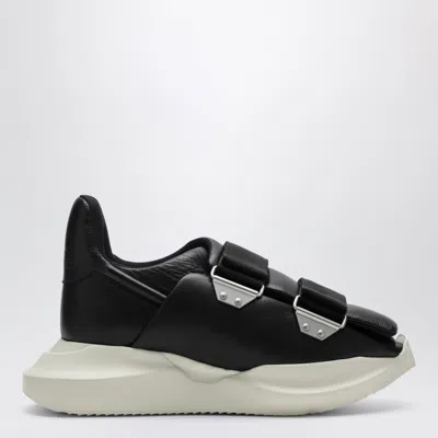 RICK OWENS RICK OWENS TEMPLE BURRITO GETH SNEAKERS IN BLACK LEATHER