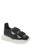 Rick Owens Burritogeth Sneakers Contrast Sole Round Toe In Black