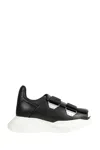 Rick Owens Burritogeth Sneakers Contrast Sole Round Toe In Black