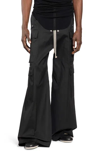 Rick Owens Temple Cargobelas In Black