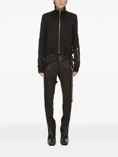Rick Owens Temple Chain-link Buckle Belt In Brown