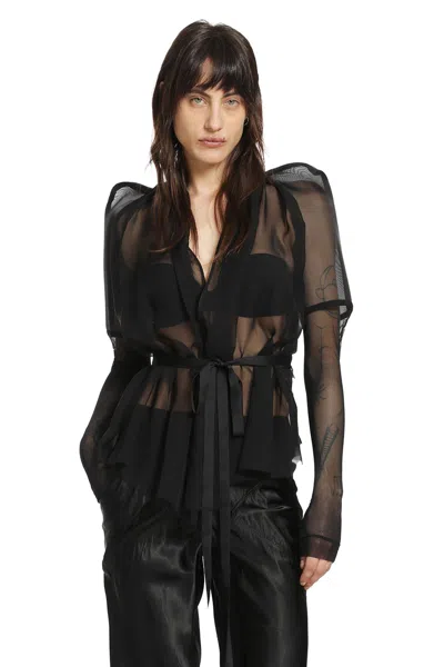 Rick Owens Temple Combo Metro Jkt In Black