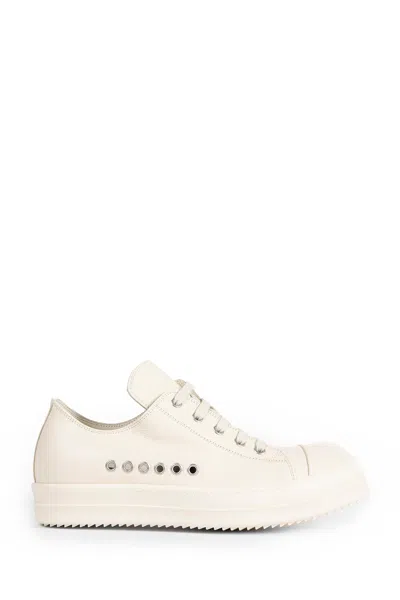 Rick Owens Temple Extreme Low Sneakers In White