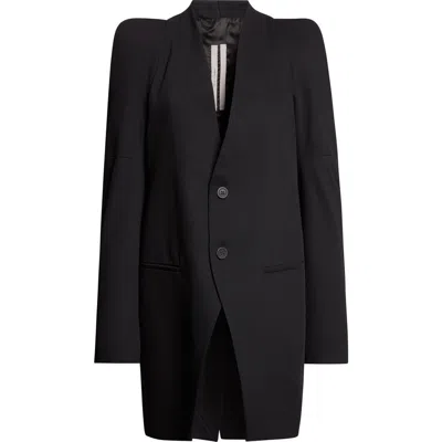 Rick Owens Temple Metro Wool Jacket In Pink