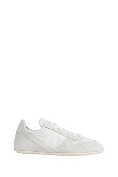 Rick Owens Temple Minimal Sneakers In White