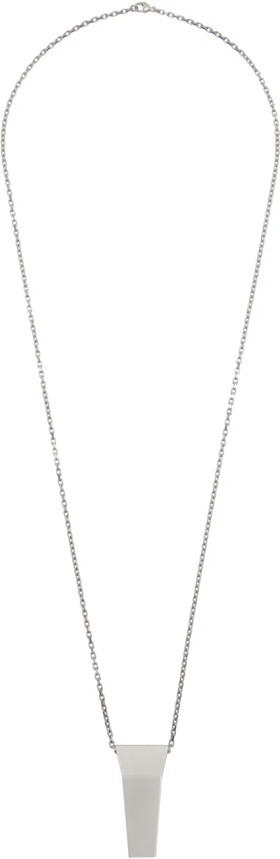 Rick Owens Temple Open Trunk Charm Necklace