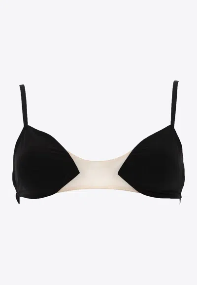 Rick Owens Temple Runway Bra In Black