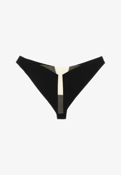 Rick Owens Temple Runway Briefs In Black