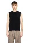 Rick Owens Concordians Jumbo Sleeveless T In Black