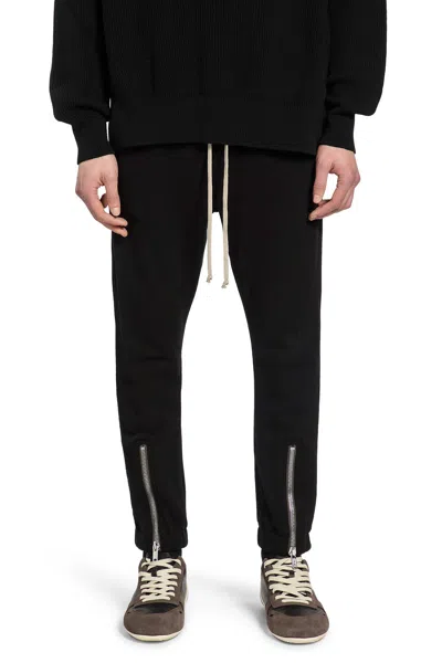 Rick Owens Temple Tectual Track Pants In Black