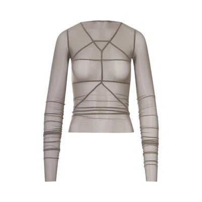 Pre-owned Rick Owens Temple Top 'dust' | Brown | Women's Size 40