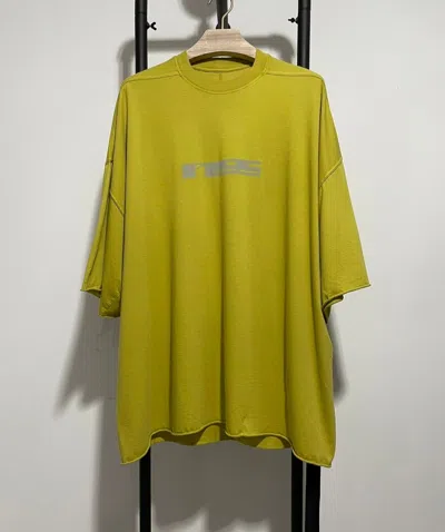 Pre-owned Rick Owens Ter Shirt In Green