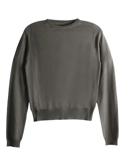 RICK OWENS TEXTURED CREW-NECK SWEATER