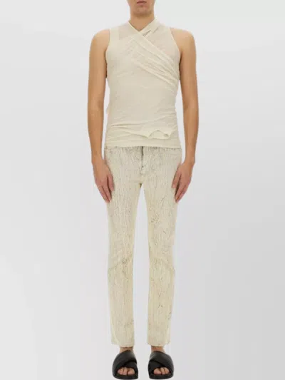 Rick Owens Textured Fabric Utility Trousers