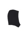 Rick Owens Ribbed Texture Stretch Fit One Size Hat In Black